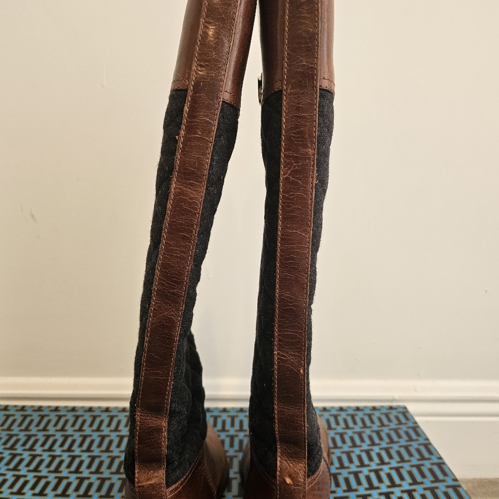 TORY BURCH ROSALIE Quilted Riding Boots - Picture 11 of 14